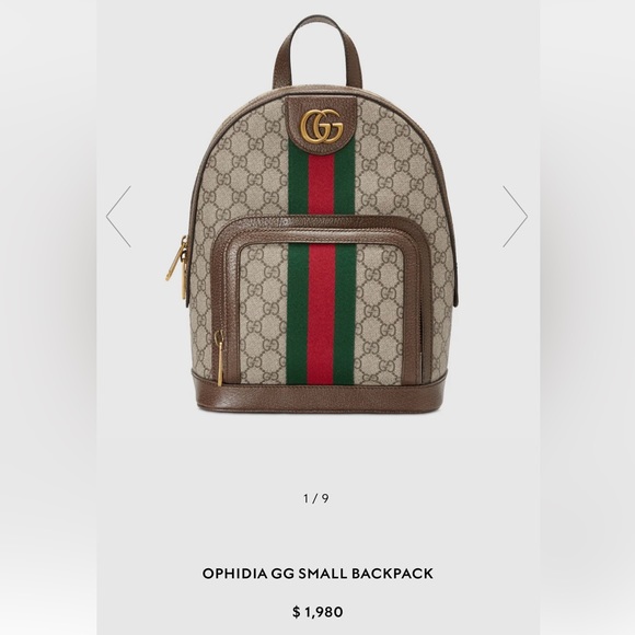 Gucci Ophidia GG Small Backpack in VVGV - Picture 8 of 9